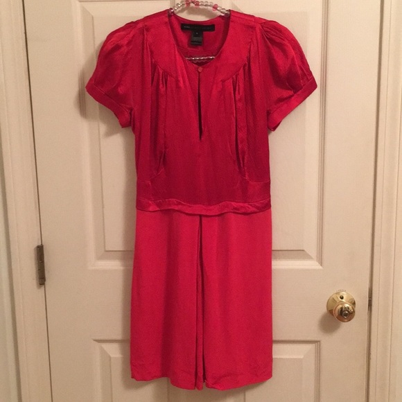 Red Marc by Marc Jacobs 100% silk dress